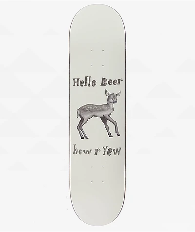 Yew Hello Deer 8.0" Skateboard Deck