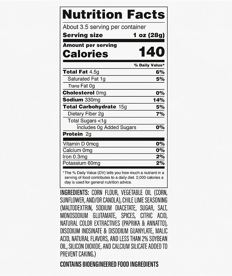 Yikes Chile Limón Chips
