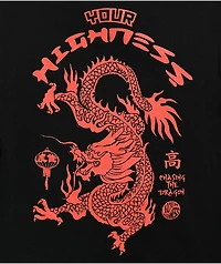 Your Highness Chasing The Dragon Black Hoodie