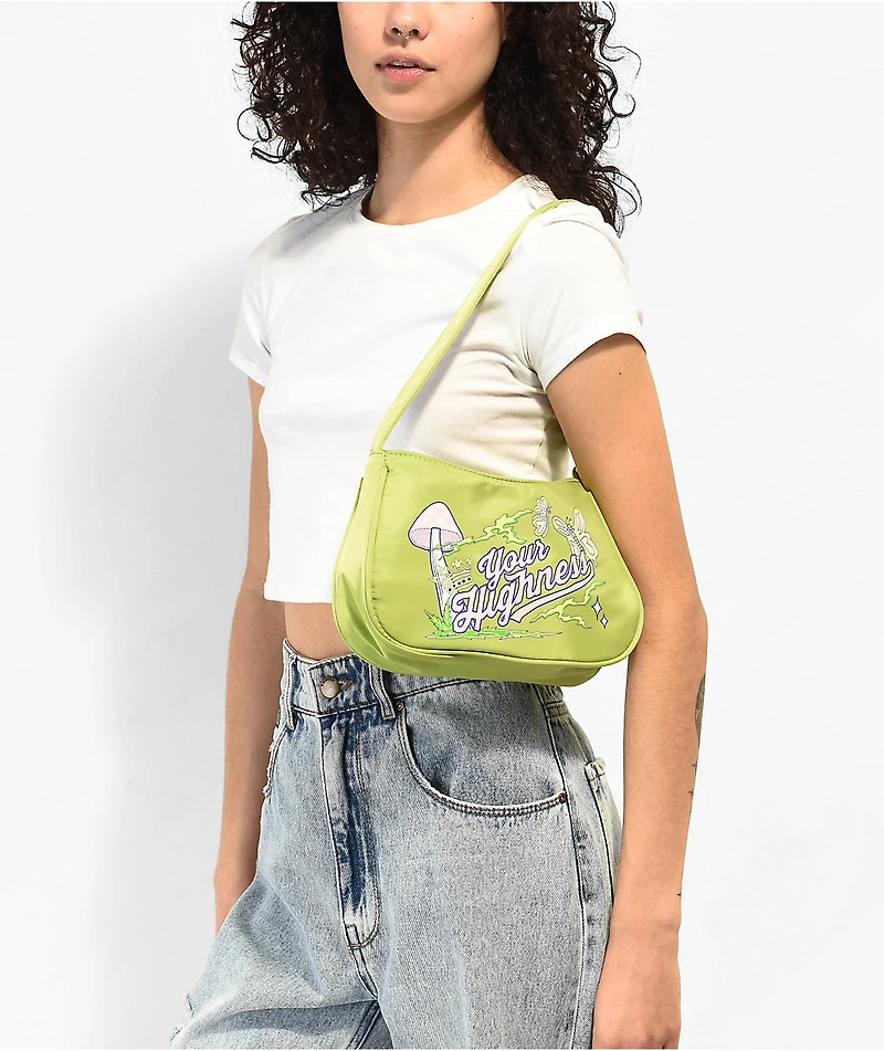 Your Highness Could Be Worse Green Handbag