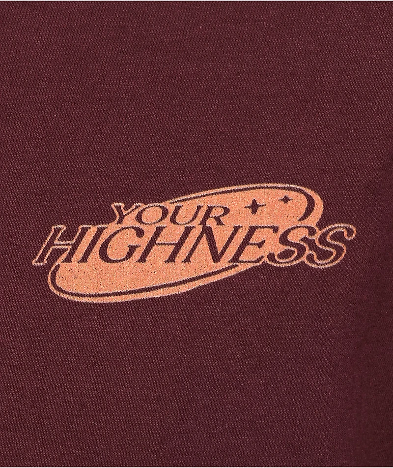 Your Highness Dance Off Maroon T-Shirt