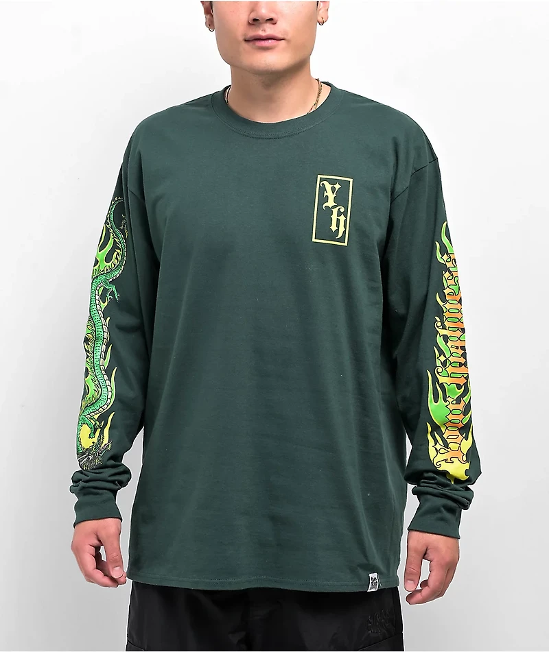 Your Highness Dragon Chaser Grey Long Sleeve T-Shirt