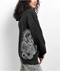 Your Highness Dragonfly Black Zip Hoodie
