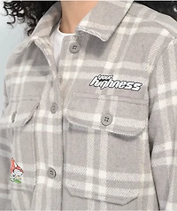 Your Highness Euphoria Grey Flannel Shirt