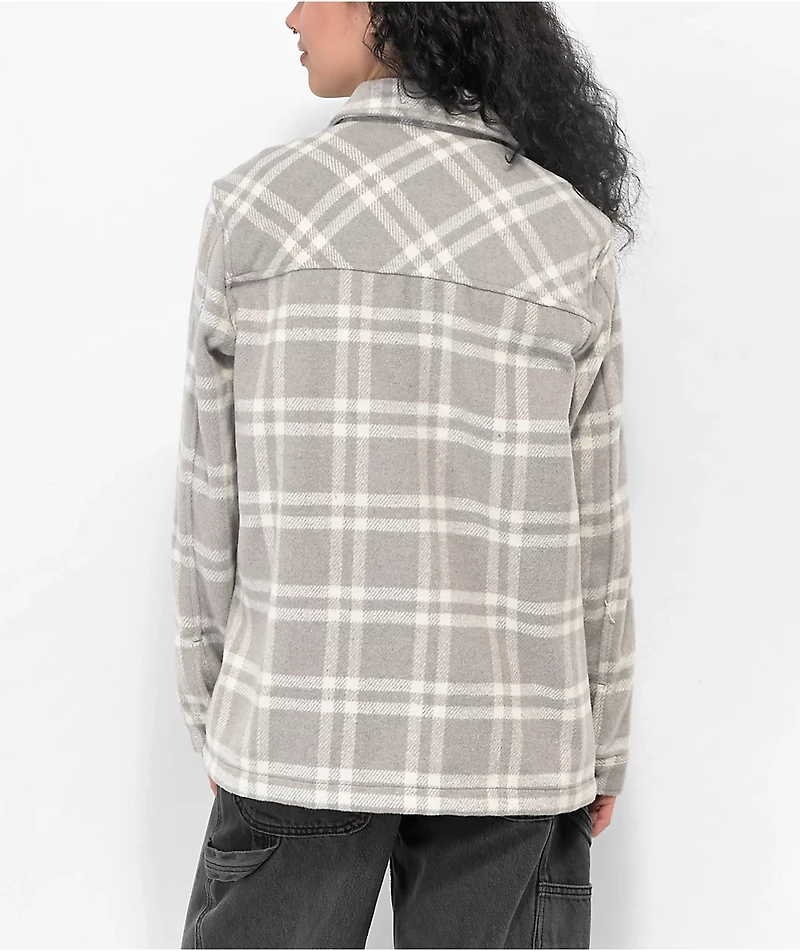 Your Highness Euphoria Grey Flannel Shirt