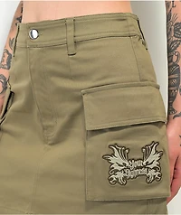 Your Highness Fairy Green Mini Cargo Skirt