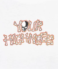 Your Highness Fracture White Long Sleeve T-Shirt