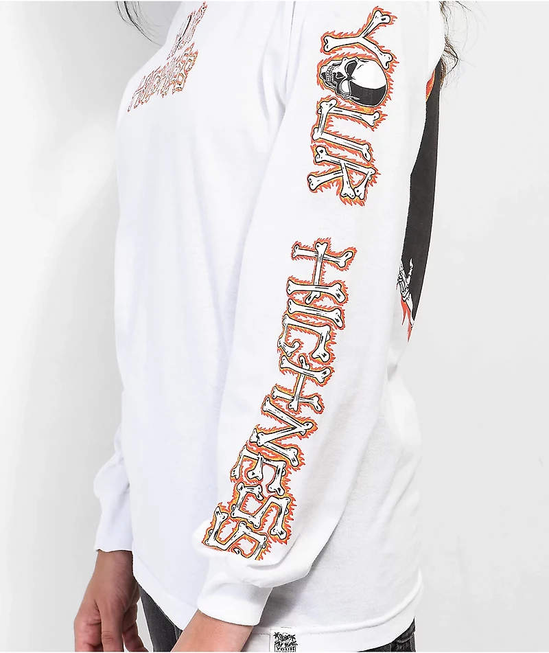 Your Highness Fracture White Long Sleeve T-Shirt