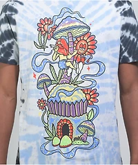 Your Highness Gnome Home Black & Blue Tie Dye T-Shirt