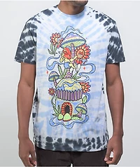 Your Highness Gnome Home Black & Blue Tie Dye T-Shirt