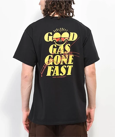 Your Highness Good Gas Gone Fast Black T-Shirt