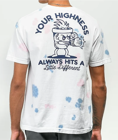 Your Highness Hits Different White Tie Dye T-Shirt