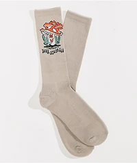 Your Highness Laughter Tan Crew Socks