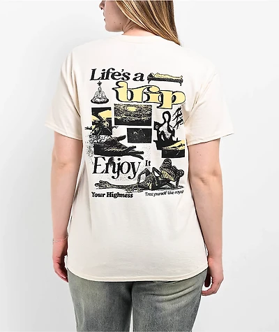 Your Highness Loungin Beige T-Shirt