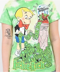 Your Highness Money Makin' Machine Green & Yellow Tie Dye T-Shirt