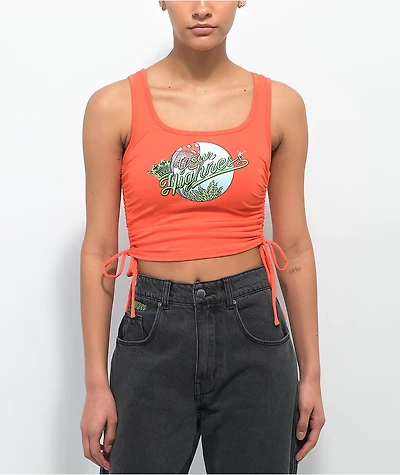 Your Highness Mush Love Red Cinch Tank Top