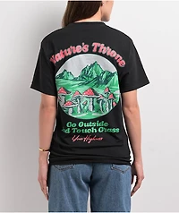 Your Highness Natures Throne Black T-Shirt