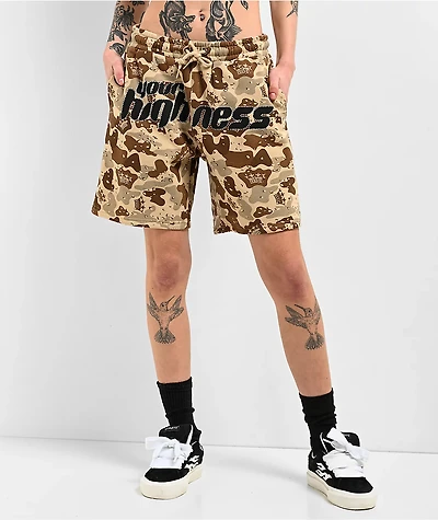 Your Highness OG Desert Camo Sweat Shorts