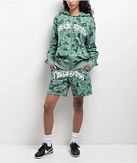 Your Highness Ocean Camo Green Zip Hoodie