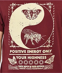 Your Highness Output Maroon T-Shirt