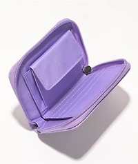Your Highness Smokin' Bout U Lavender Zip Wallet