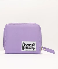 Your Highness Smokin' Bout U Lavender Zip Wallet