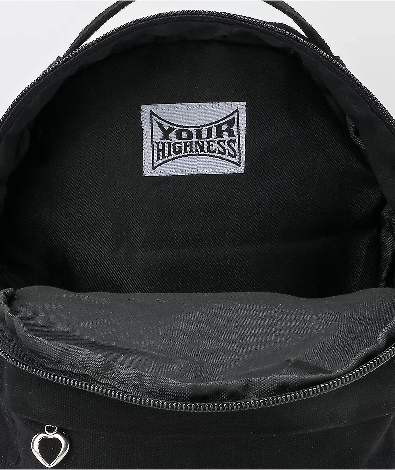 Your Highness Smokin Bout U Black Mini Backpack