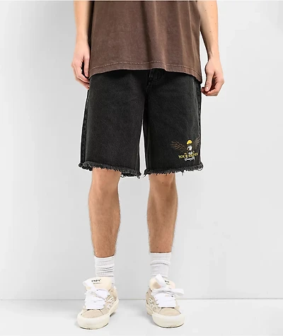 Your Highness Soaring High Black Denim Shorts