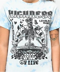 Your Highness Spice Of Life Blue Tie Dye T-Shirt