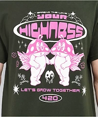 Your Highness Spread The Love Green T-Shirt