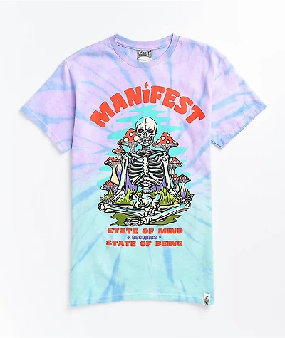Your Highness State Of Mind Purple & Blue Tie Dye T-Shirt