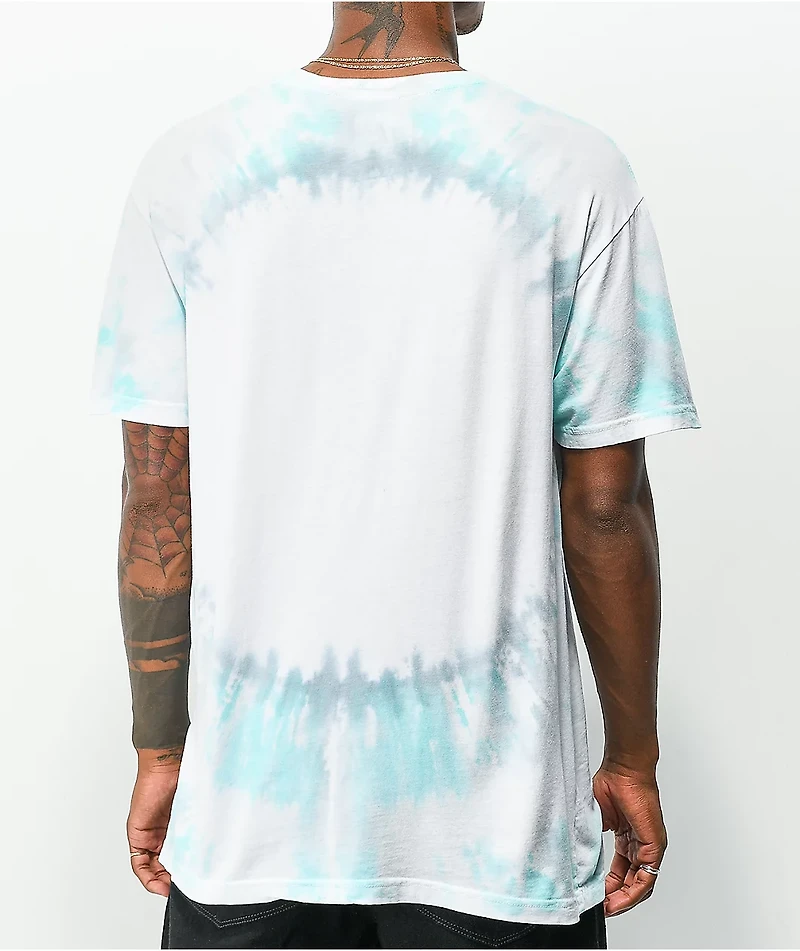 Your Highness Stick Together Blue & Teal Tie Dye T-Shirt