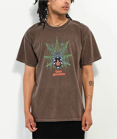 Your Highness The Widow Brown Wash T-Shirt