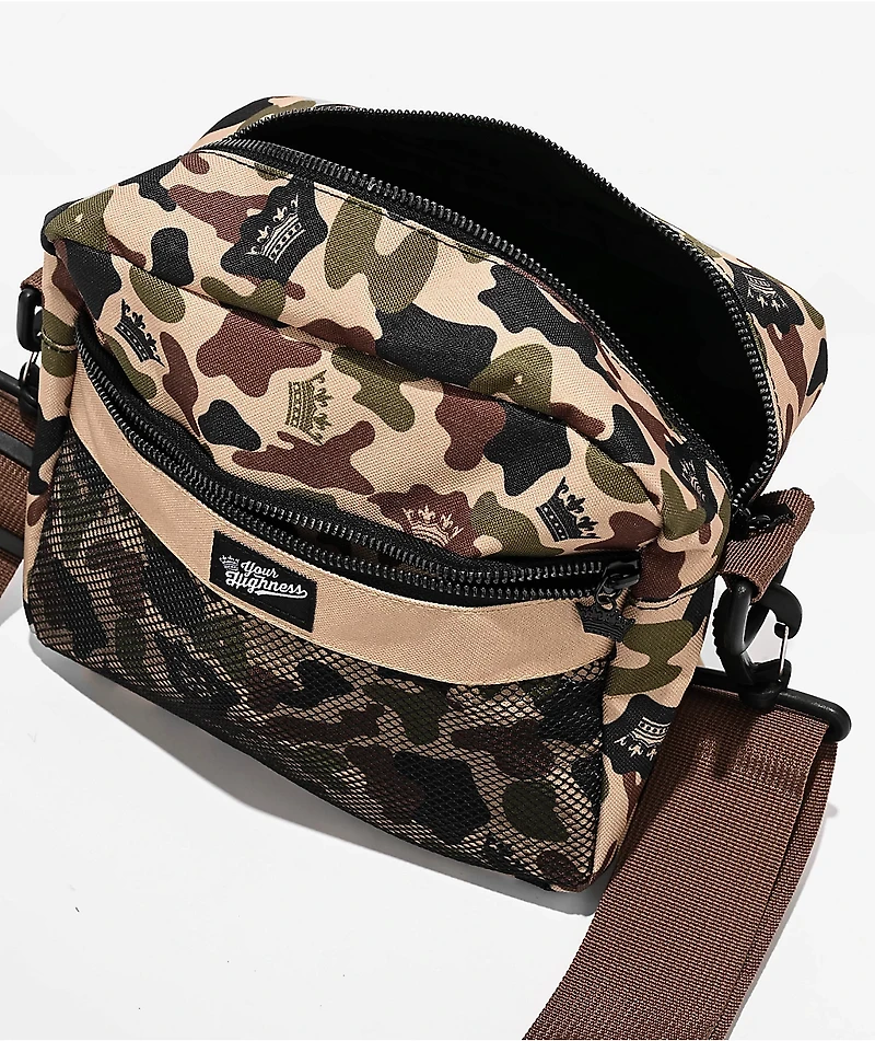 Your Highness Woodland Camo Crossbody Bag