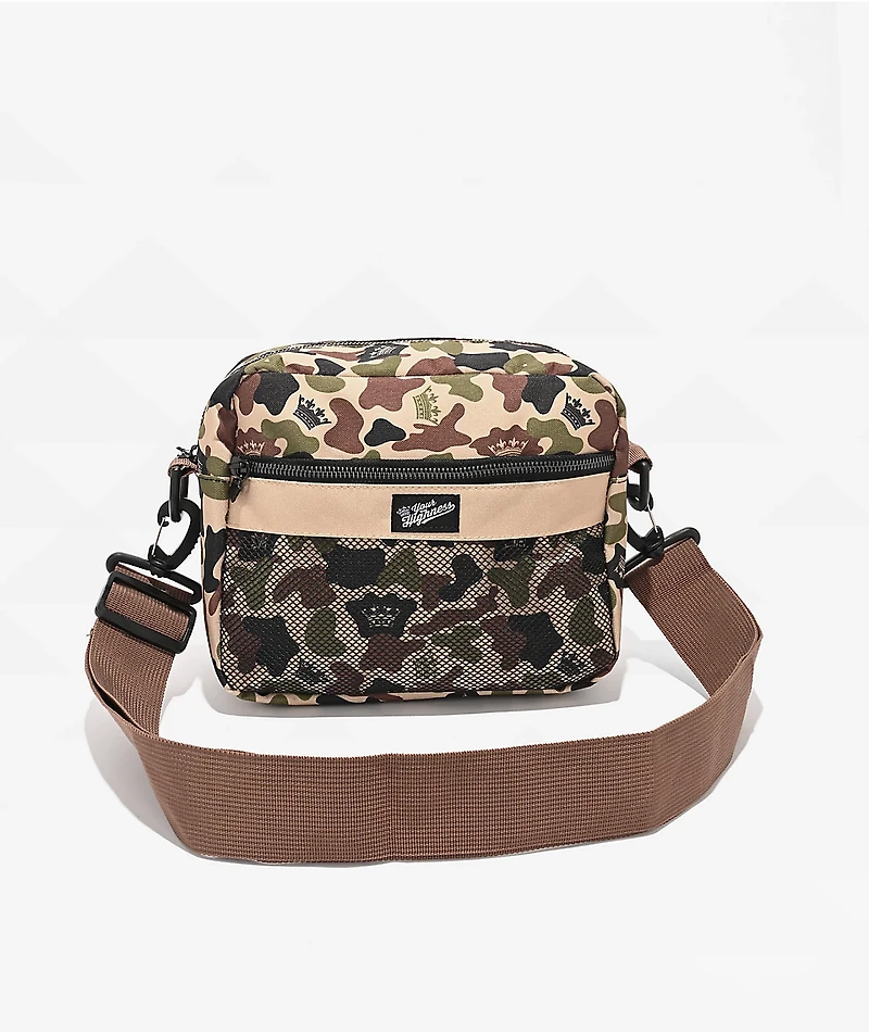 Your Highness Woodland Camo Crossbody Bag