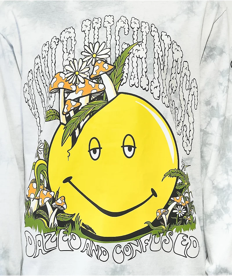 Your Highness x Dazed and Confused Blazed Grey Tie Dye Long Sleeve T-Shirt