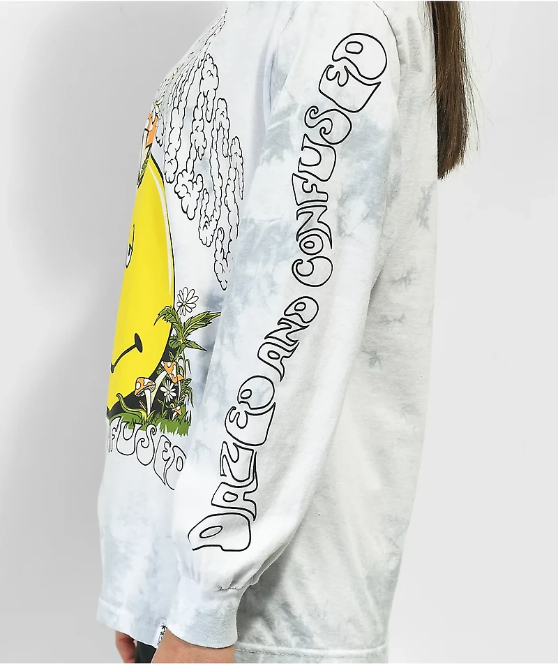 Your Highness x Dazed and Confused Blazed Grey Tie Dye Long Sleeve T-Shirt
