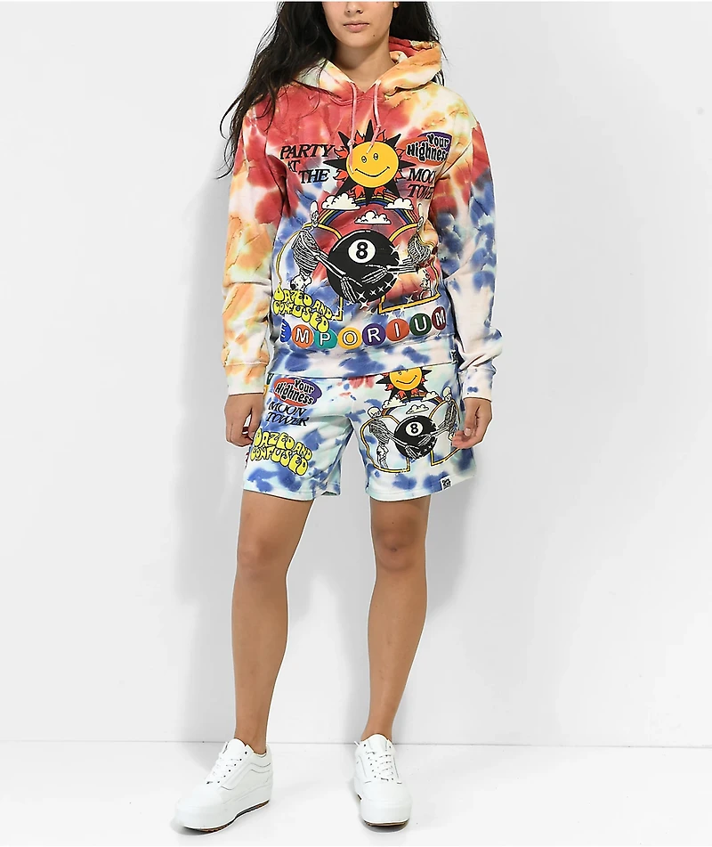 Your Highness x Dazed And Confused Emporium Multi Tie Dye Hoodie