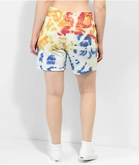 Your Highness x Dazed and Confused Emporium Blue & Orange Tie Dye Sweat Shorts