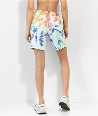 Your Highness x Dazed and Confused Emporium Blue & Orange Tie Dye Sweat Shorts