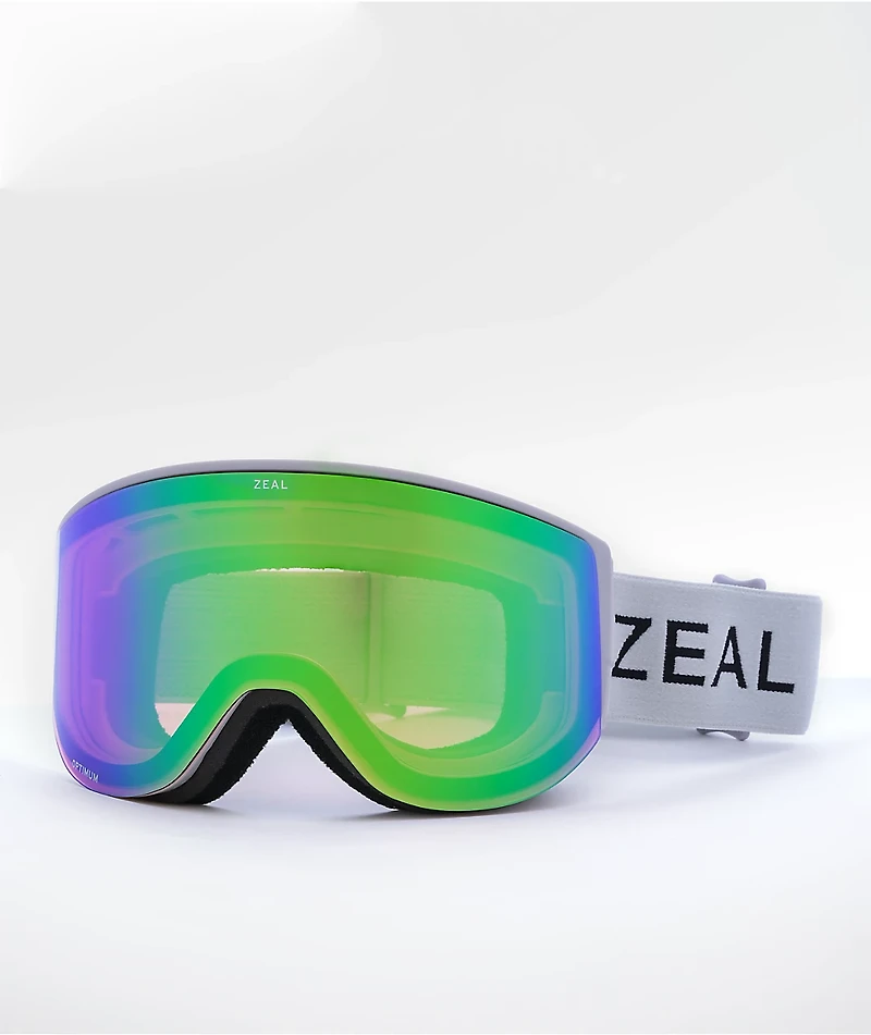 Zeal Beacon Fog Jade Mirror Snowboard Goggles