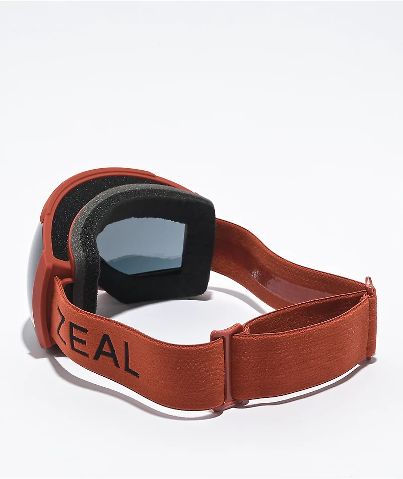 Zeal Hemisphere Sandstone Dark Grey Snowboard Goggles