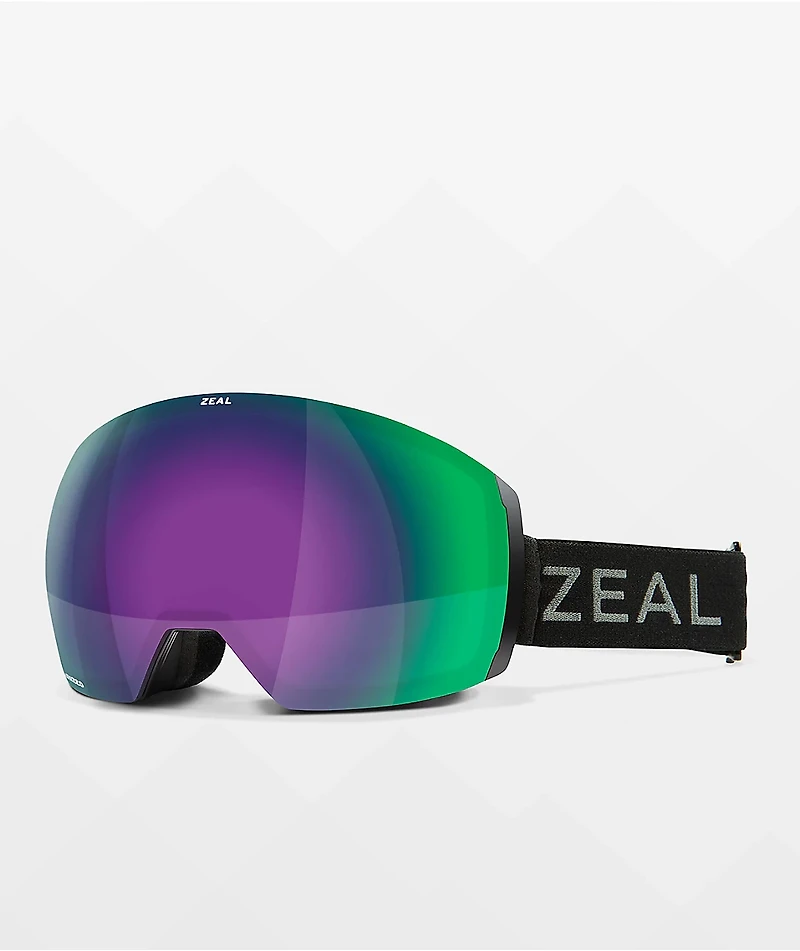 Zeal Portal XL Dark Night & Jade Mirror Snowboard Goggles