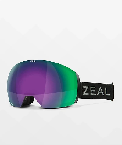 Zeal Portal XL Dark Night & Jade Mirror Snowboard Goggles