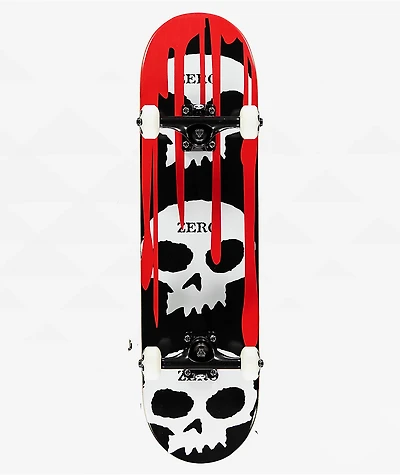 Zero 3 Skull Blood 7.5" Skateboard Complete
