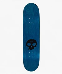 Zero 3 Skulls With Flames 8.0" Skateboard Deck