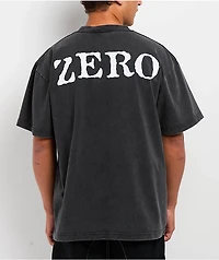 Zero Big Skull Black Wash T-Shirt