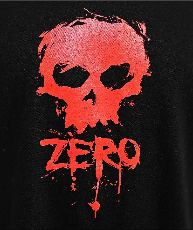 Zero Blood Skull Black T-Shirt