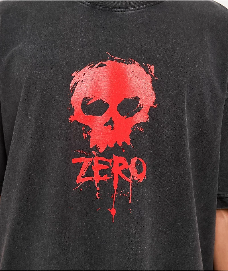Zero Blood Skull Black T-Shirt