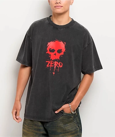 Zero Blood Skull Black T-Shirt